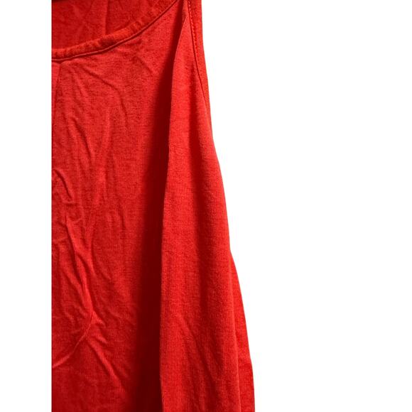 LouKeith Red Orange Minimalist Tank Top - Size Large - Picture 4 of 6